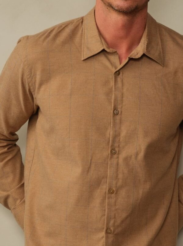 Accord Cashmere Flannel Shirt - Final Sale - Image 2