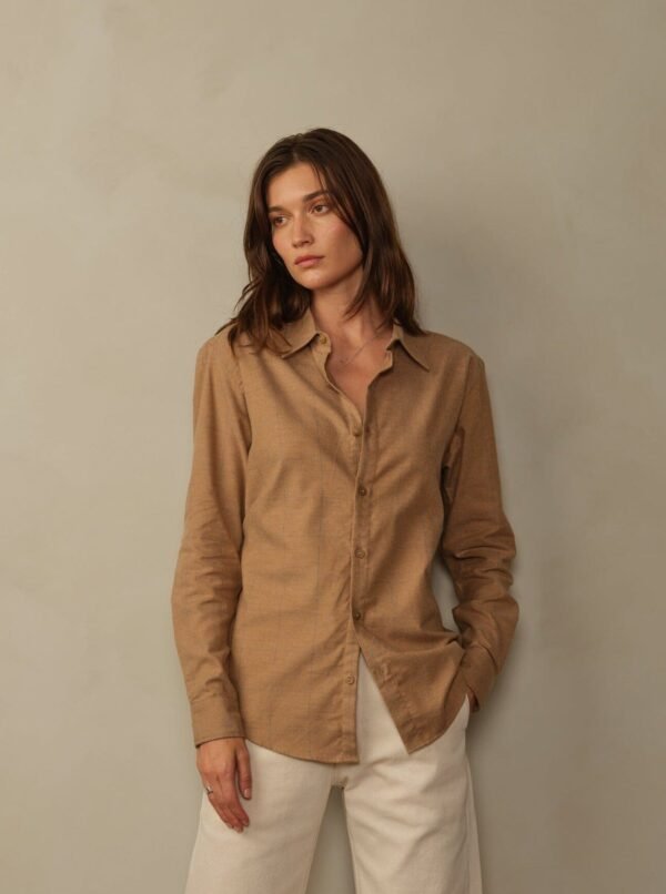 Accord Cashmere Flannel Shirt - Final Sale - Image 6