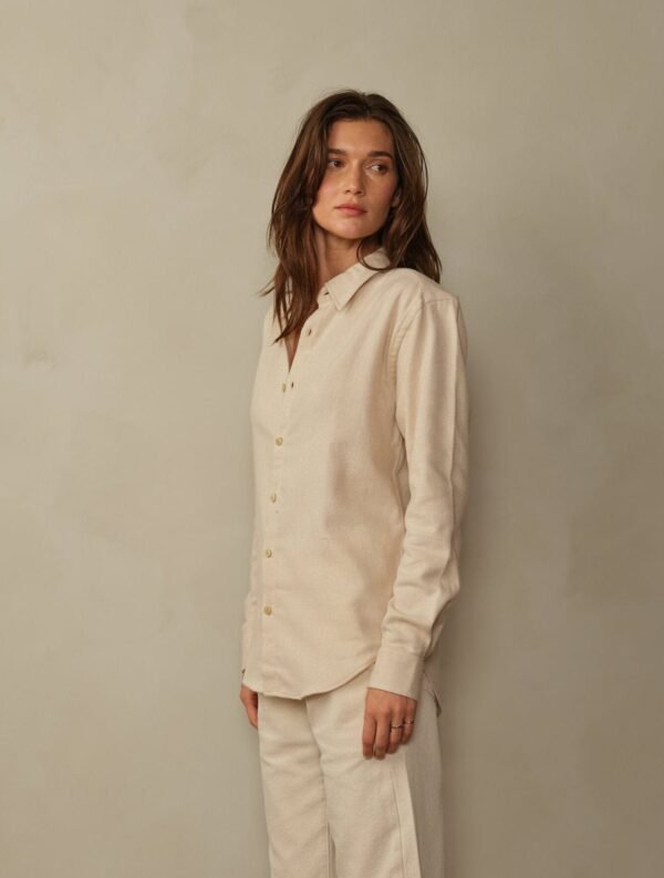 Accord Organic Cotton Flannel Shirt - Final Sale - Image 6