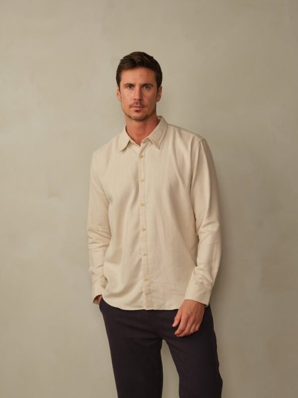 Accord Organic Cotton Flannel Shirt - Final Sale - Image 2