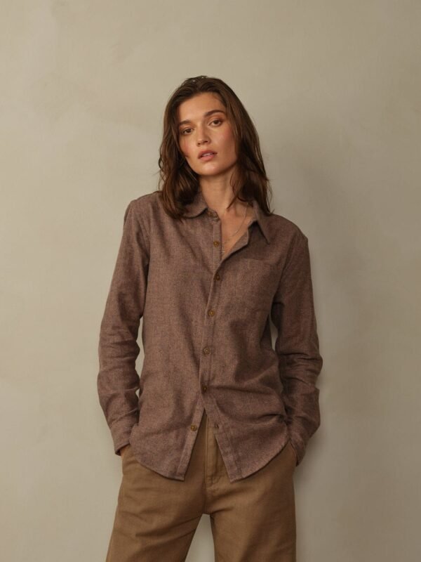 Accord Organic Cotton Flannel Shirt - Final Sale - Image 13