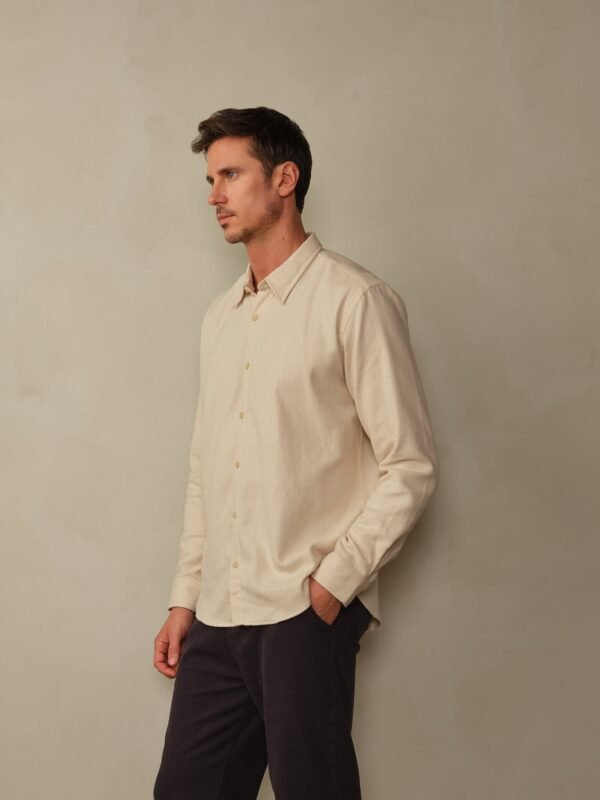Accord Organic Cotton Flannel Shirt - Final Sale - Image 3
