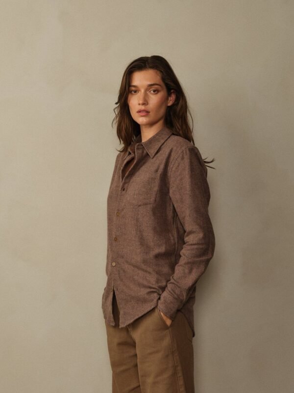 Accord Organic Cotton Flannel Shirt - Final Sale - Image 14
