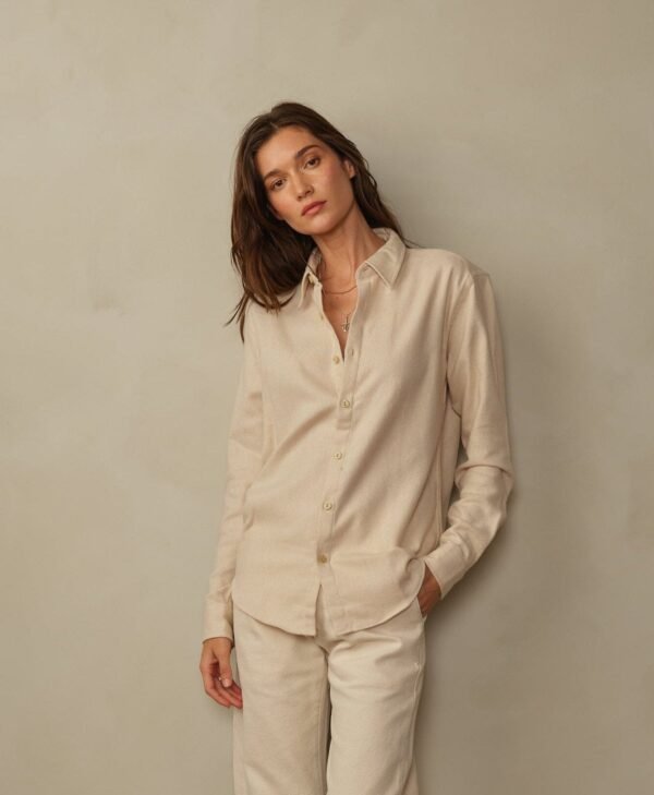 Accord Organic Cotton Flannel Shirt - Final Sale - Image 5