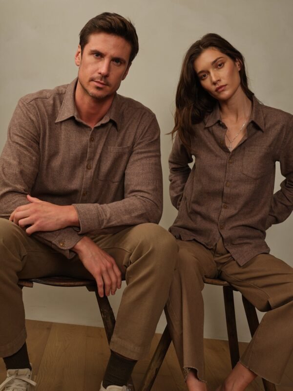 Accord Organic Cotton Flannel Shirt - Final Sale - Image 8