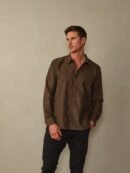 Accord Organic Cotton Striped Flannel Shirt - Final Sale