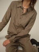 Accord Organic Cotton Striped Flannel Shirt - Final Sale