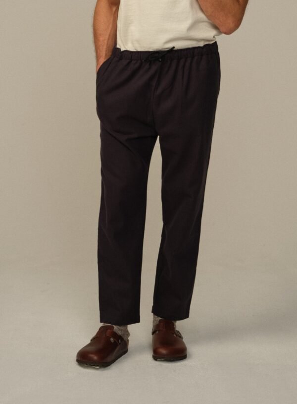 Haruto Drawstring Flannel Stripe Pant - Final Sale - Image 10