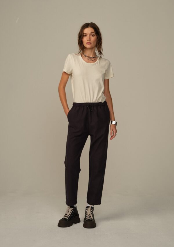 Haruto Drawstring Flannel Stripe Pant - Final Sale - Image 9