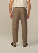 Haruto Drawstring Flannel Stripe Pant - Final Sale