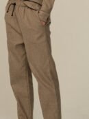 Haruto Drawstring Flannel Stripe Pant - Final Sale
