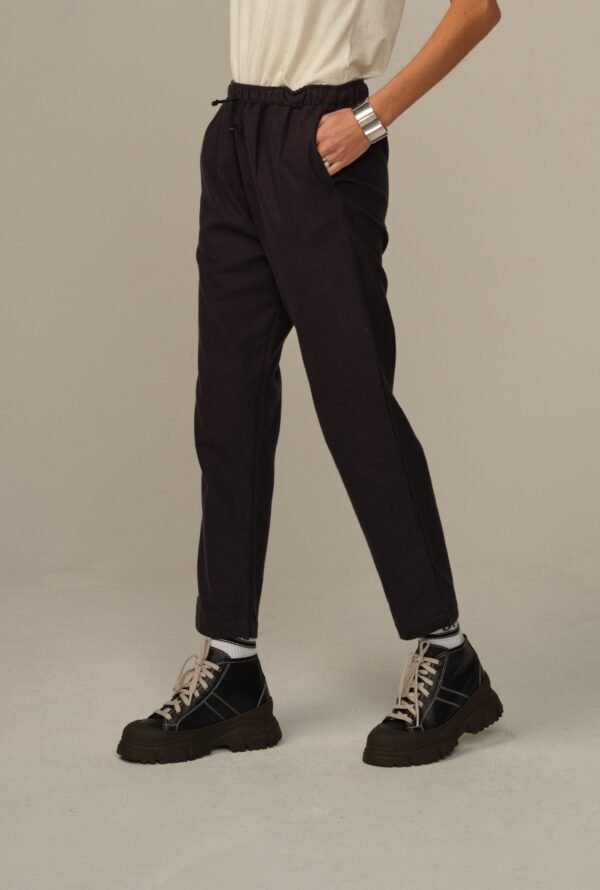 Haruto Drawstring Flannel Stripe Pant - Final Sale - Image 14