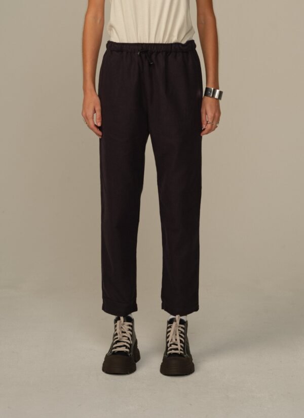 Haruto Drawstring Flannel Stripe Pant - Final Sale - Image 13