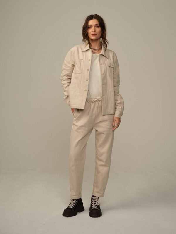 Haruto Drawstring Japanese Flannel Pant - Final Sale - Image 6