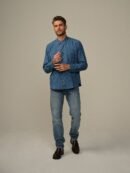 Men's Accord Dot-Dyed Indigo Shirt