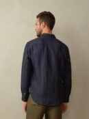 Men's Accord Embroidered Linen Shirt