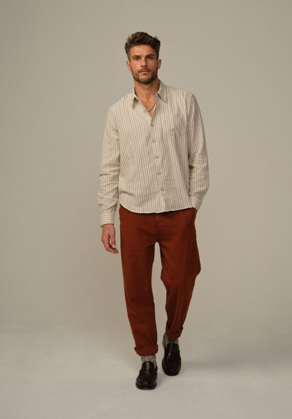 Men's Accord Japanese Organic Cotton Shirt - Image 9