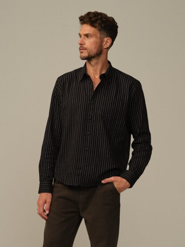 Men's Accord Japanese Organic Cotton Shirt - Image 2