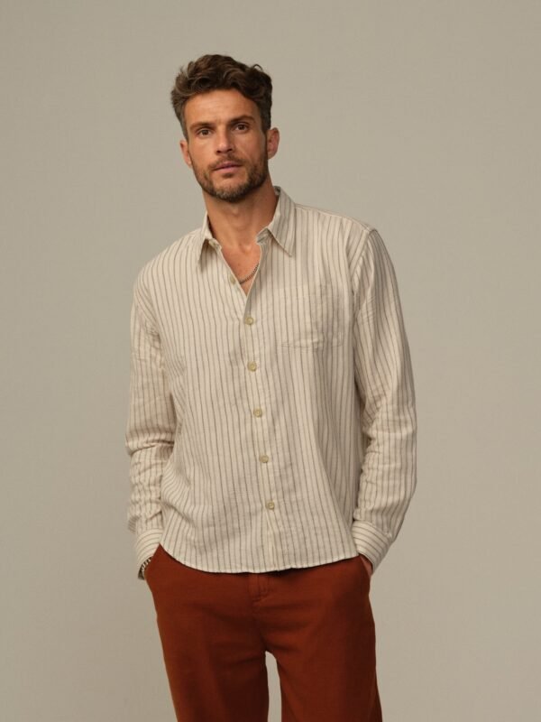Men's Accord Japanese Organic Cotton Shirt - Image 7