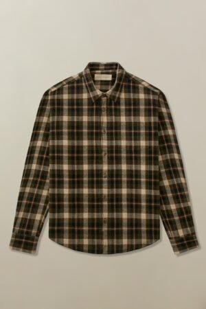 Men's Accord Shirt in Organic Cotton Japanese Flannel
