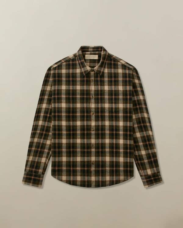 Men's Accord Shirt in Organic Cotton Japanese Flannel