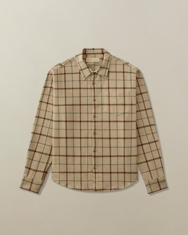 Men's Accord Shirt in Organic Cotton Japanese Flannel - Image 2
