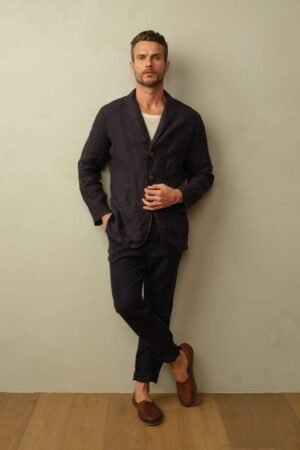 Men's Biarritz Unstructured Linen Blazer