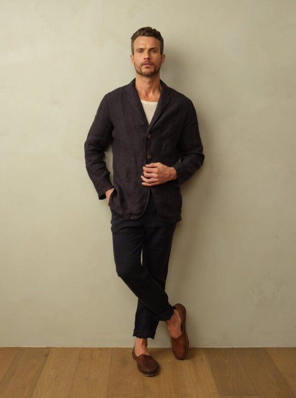Men's Biarritz Unstructured Linen Blazer