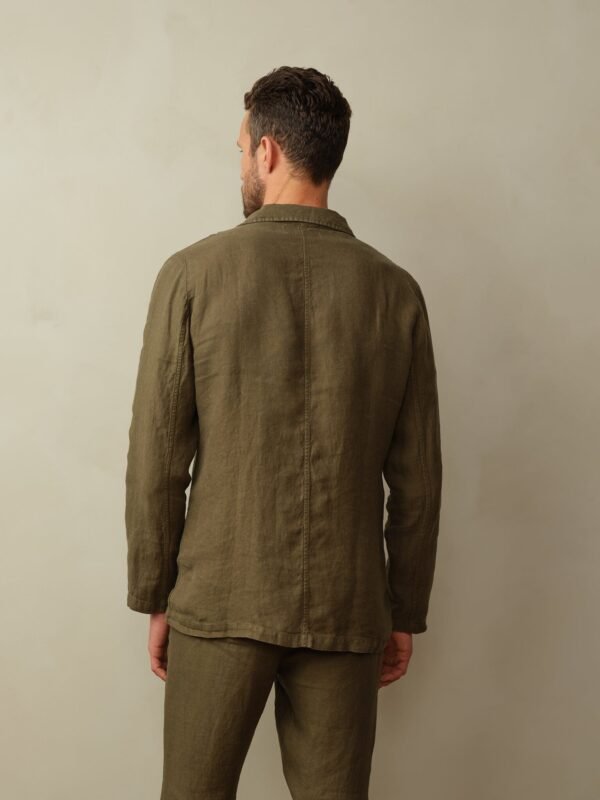Men's Biarritz Unstructured Linen Blazer - Image 11