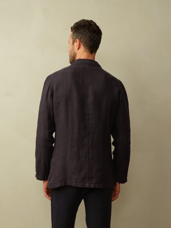 Men's Biarritz Unstructured Linen Blazer - Image 5