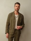 Men's Biarritz Unstructured Linen Blazer
