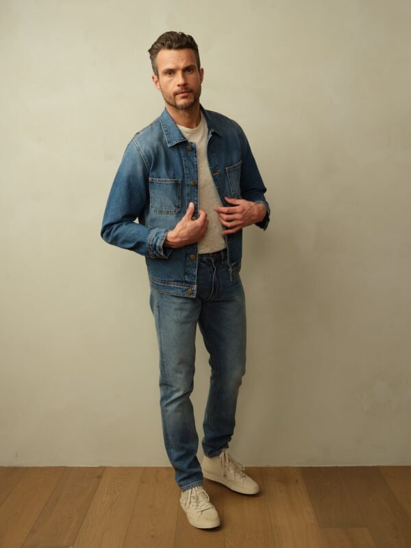 Men's Cody Japanese Denim Jacket - Image 6
