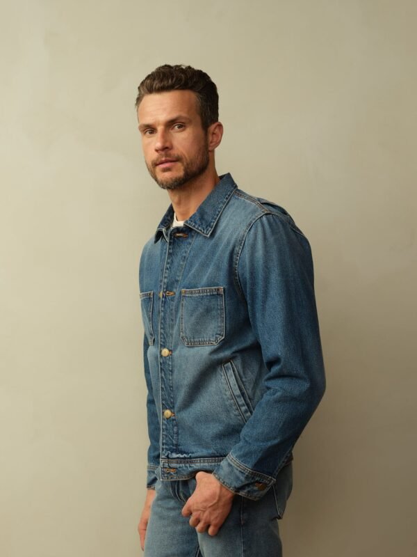 Men's Cody Japanese Denim Jacket - Image 4