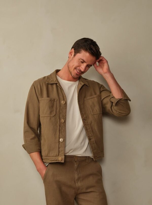 Men's Cody Recycled Cotton Jacket - Final Sale - Image 4