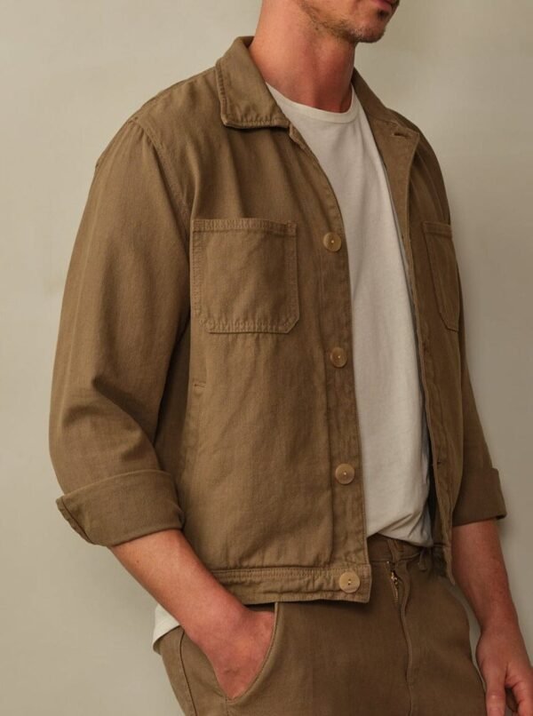 Men's Cody Recycled Cotton Jacket - Final Sale - Image 2