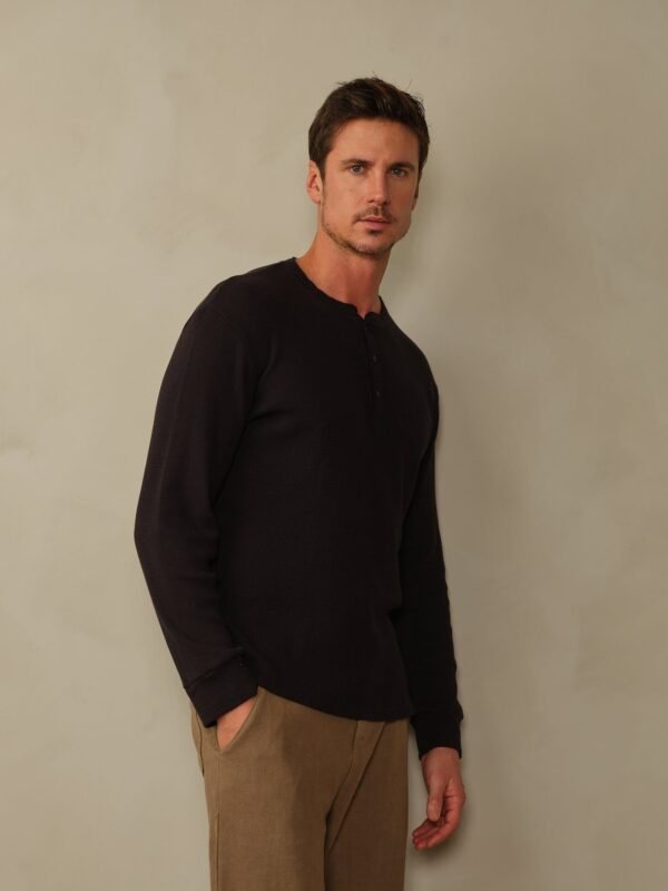 Men's Crosby Organic Cotton Waffle Henley - Image 18