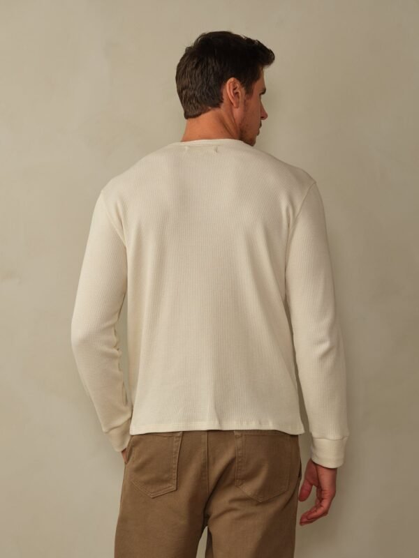 Men's Crosby Organic Cotton Waffle Henley - Image 15