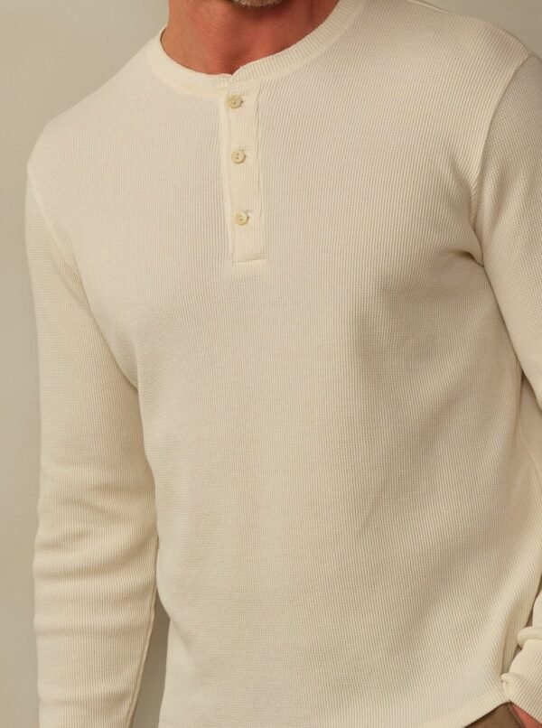 Men's Crosby Organic Cotton Waffle Henley - Image 13