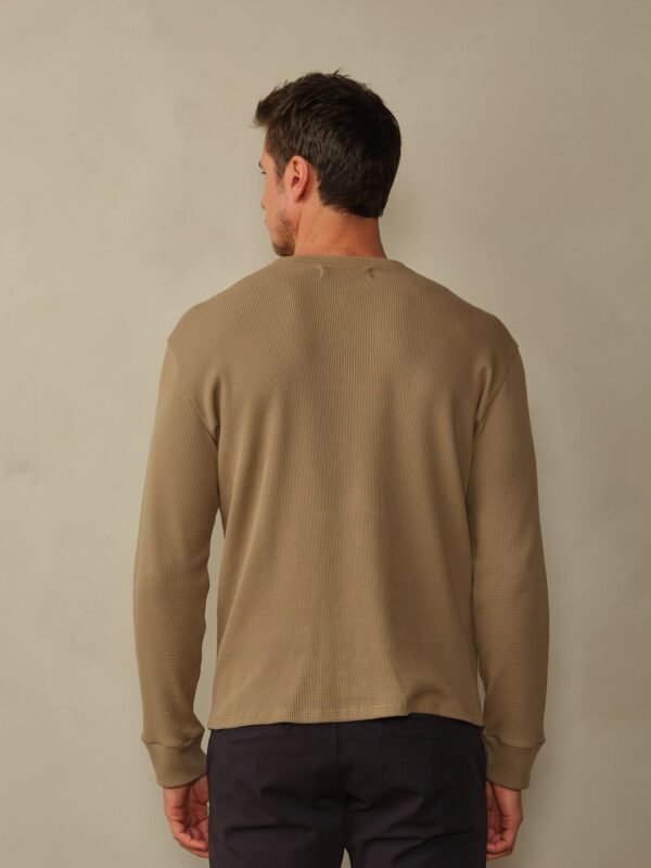 Men's Crosby Organic Cotton Waffle Henley - Image 11