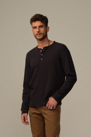 Men's Crosby Organic Cotton Waffle Henley