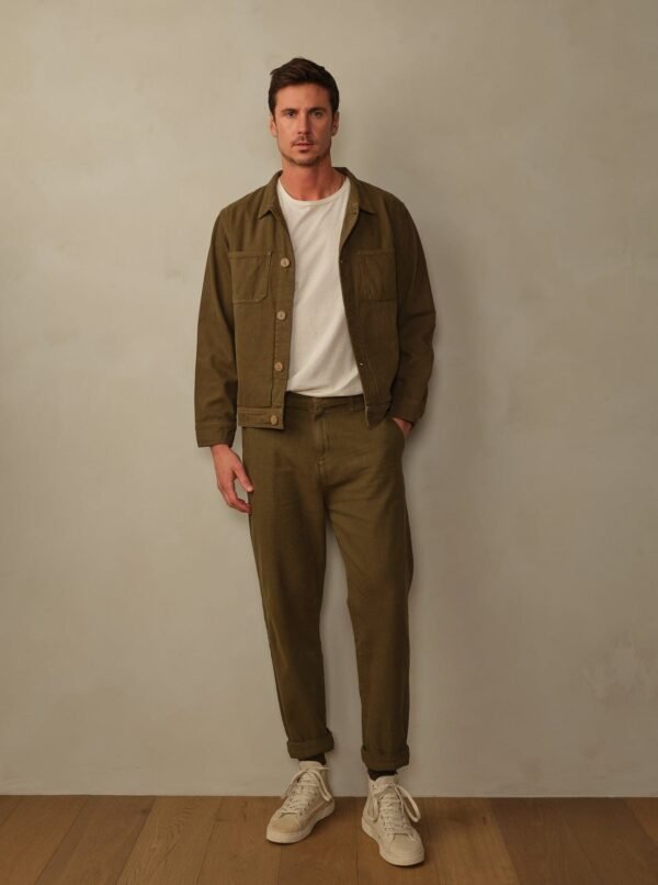 Men's Pilon in Garment Dyed Recycled Cotton - Final Sale - Image 17
