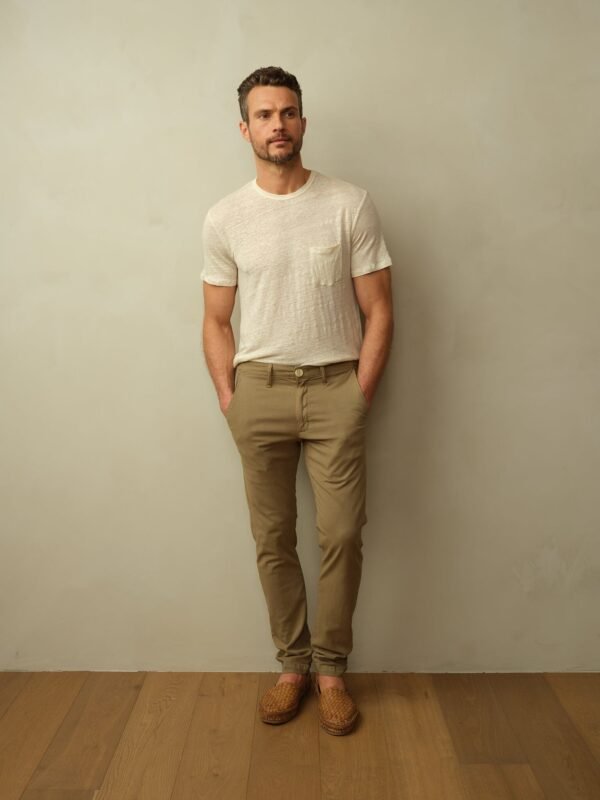 Men's Skye Trouser in Garment Dyed Japanese Twill - Final Sale - Image 16