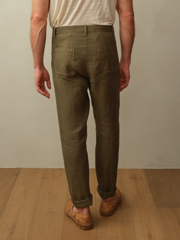 Men's Tonga Trouser in Linen - Image 8