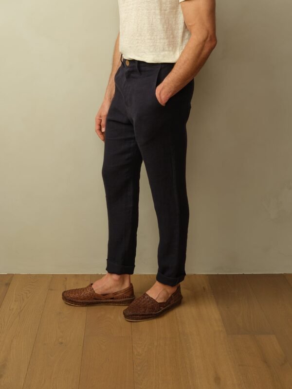 Men's Tonga Trouser in Linen - Image 3